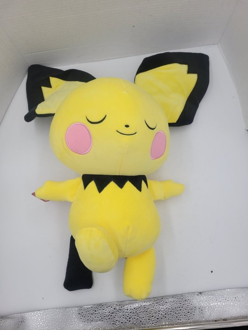 Pokemon Pichu Sleeping Plush Buddy 18" Soft Licensed Product by Jazwares